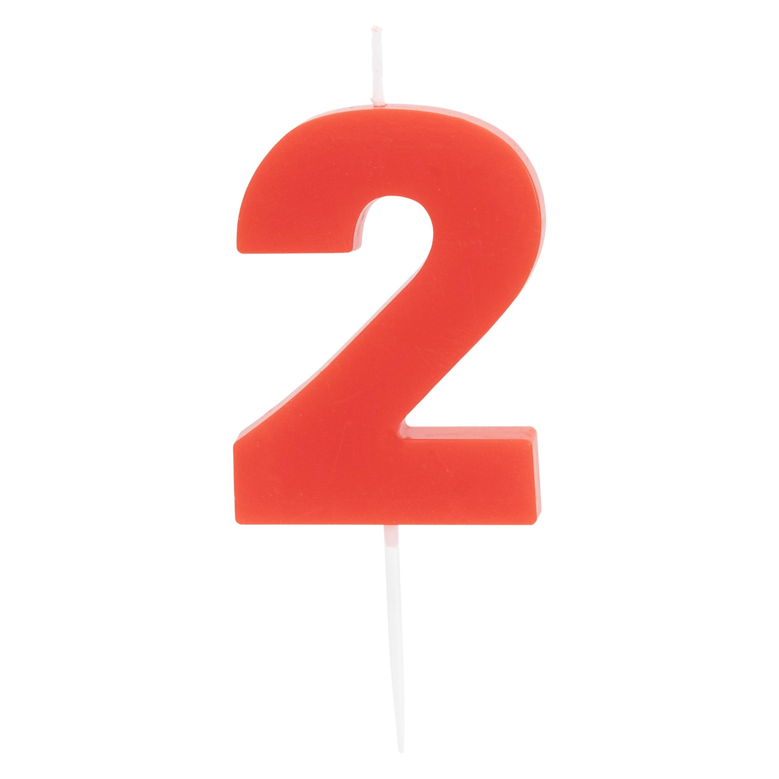 Idena Zahlenkerze 2 rot (1 Stk.) (46987493)