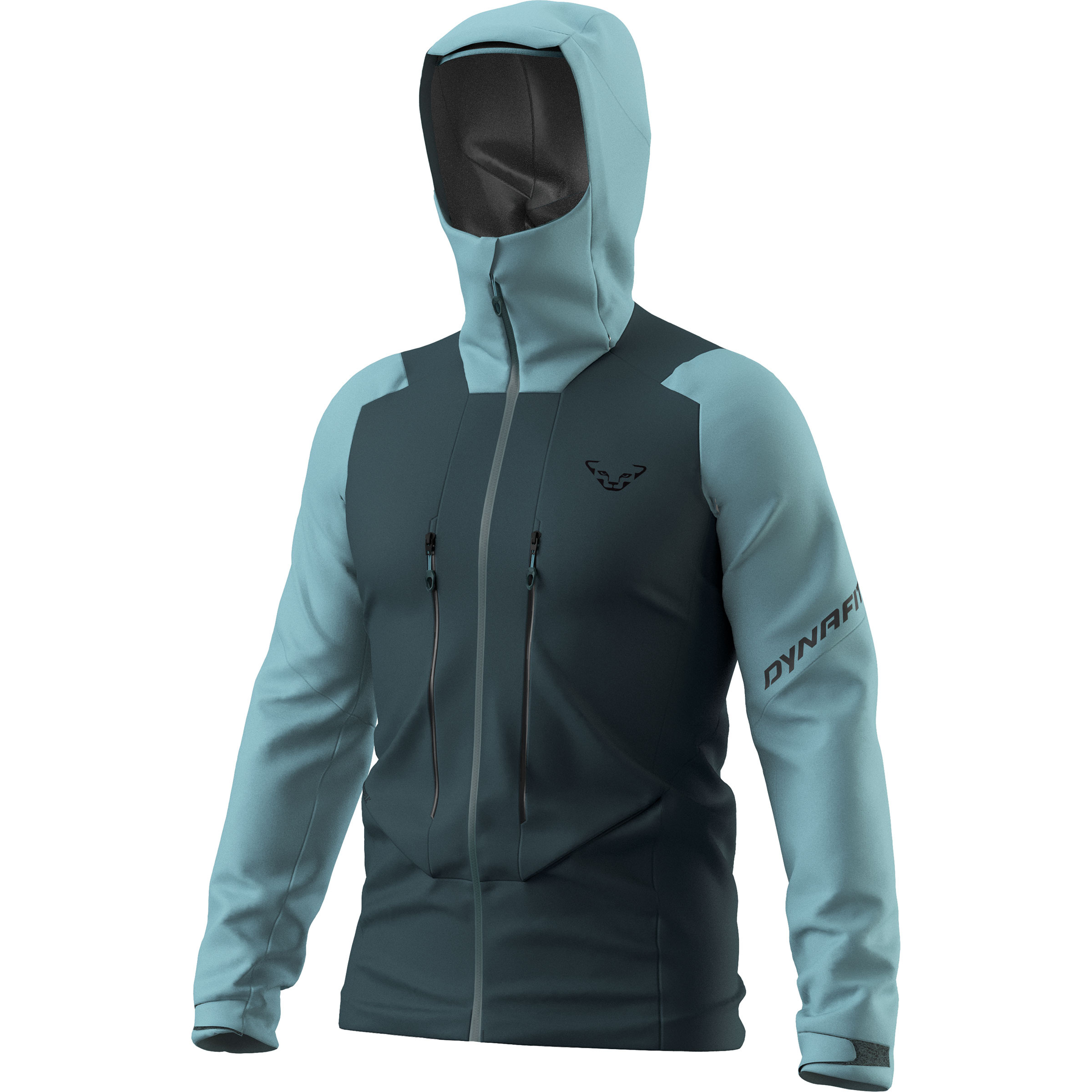 Dynafit Blacklight 3l Herren Regenjacke blau Größe L Trekking Klein verpackbar Wasserabweisend