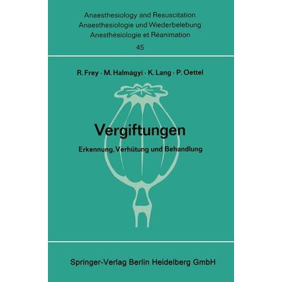 Vergiftungen, Taschenbuch von , Springer Berlin, 978-3-540-04765-0