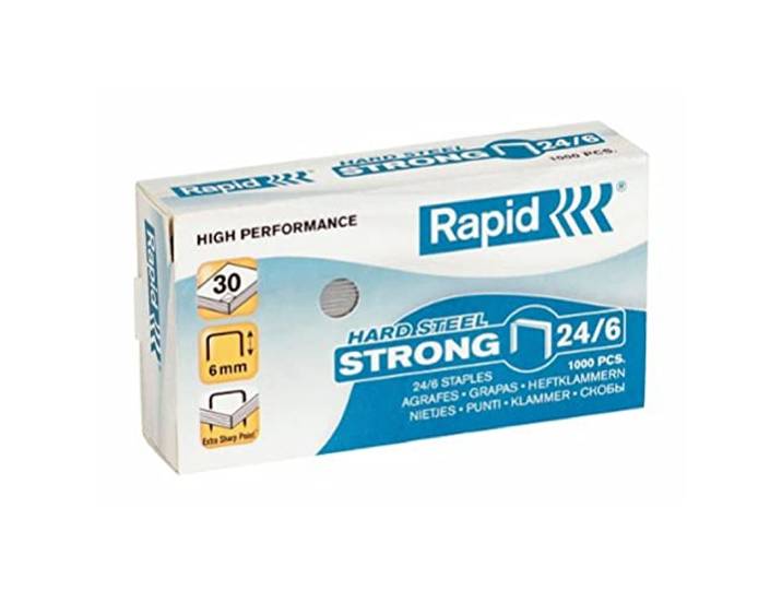 Rapid 24855900 Galva nietjes, 24/6 mm, 1000 stuks