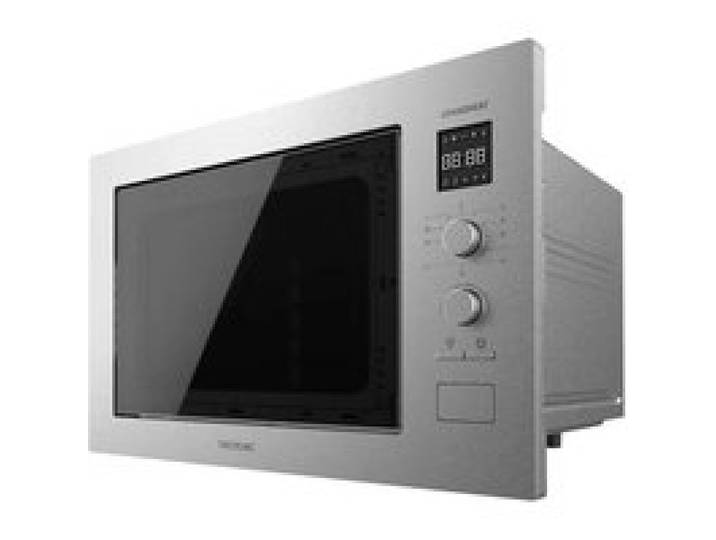Cecotec Micro-ondes encastrable numérique 25 litres avec gril GrandHeat 2550 Built-In Steel. 1320 W 8 fonctions minuterie