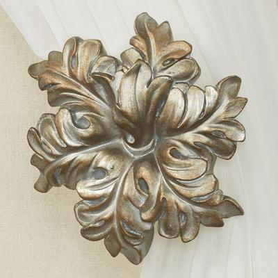 Touch of Class Vilayna Curtain Tieback Pair Platinum, Pair, Platinum