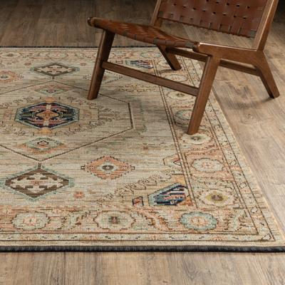 Style Haven Landon Traditional Medallion Wool Blend Area Rug