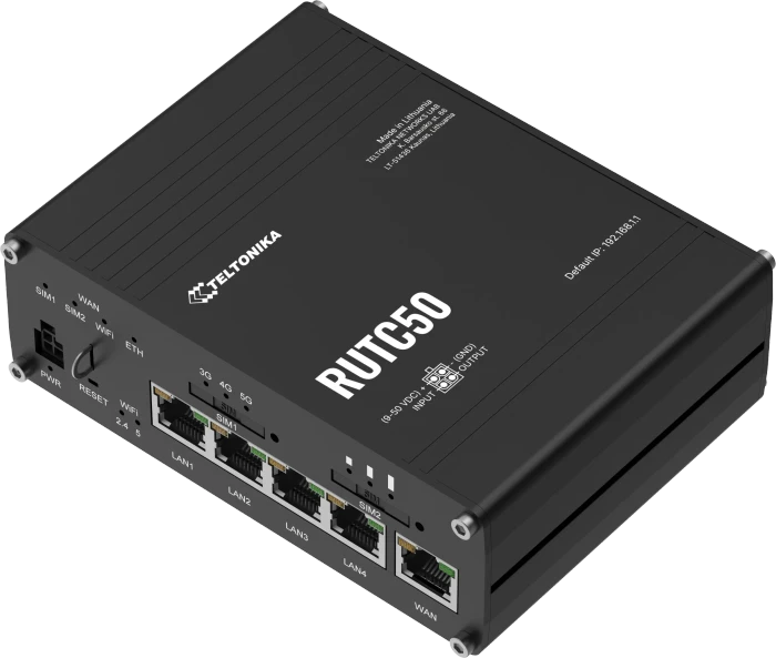 Teltonika RUTC50Industrial 5G-Router