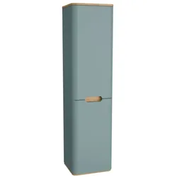 VitrA Sento Hochschrank 65908 40x35x157,5cm, mit Wäschekorb, Türanschlag links, fjordgrün matt, Dekor