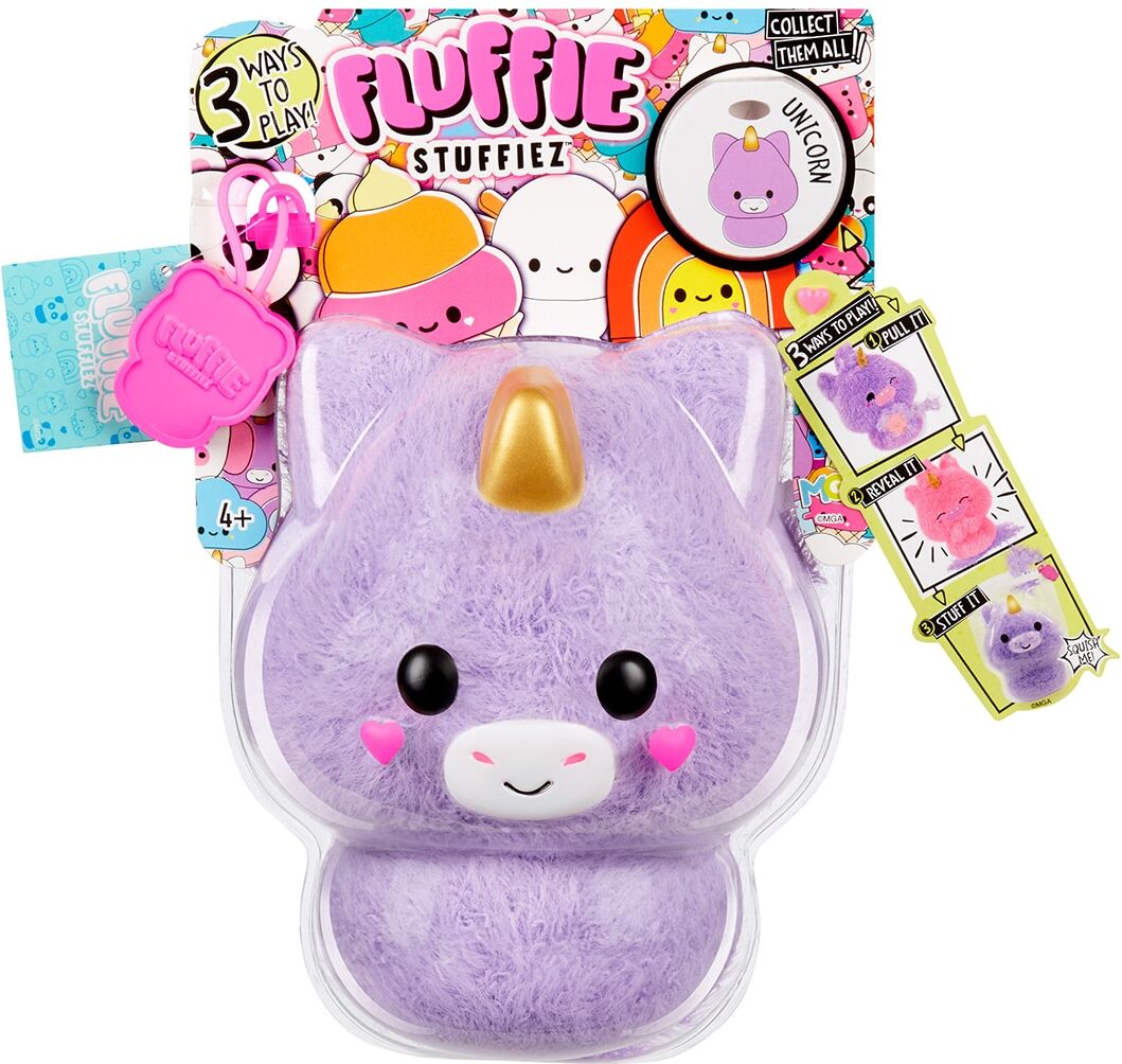 Mga Peluche Coleccionable 3 -en- 1 Pequeño Serie 1 Fluffie Stuffiez modelos surtidos.