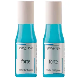 42ml Spring Haarfestiger Portionen Forte - starke Festigung Set (2 x 21ml)