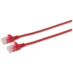 MicroConnect U/UTP CAT6 10M Red Slim (U/UTP, CAT6, 10 m), Netzwerkkabel