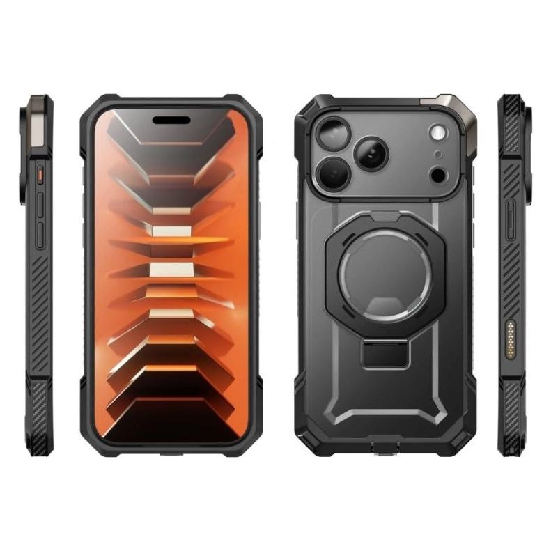 Supcase Rückseite der UB Grip Mag MagSafe-Hülle für das iPhone 18 Pro Max / 17 Pro Max - Schwarz (Apple iPhone 17 Pro Max, Apple iPhone 18 Pro Max) (843439163362)