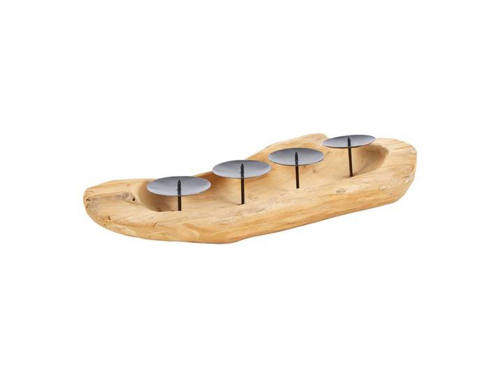 Kerzenhalter Nafia in Naturfarben
