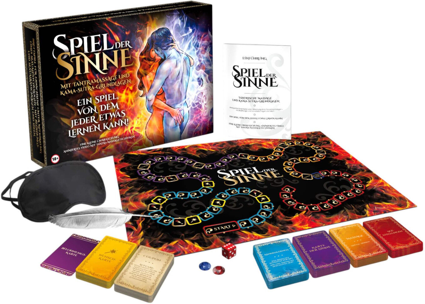 Other Game of the Senses - adult sex board game (German)