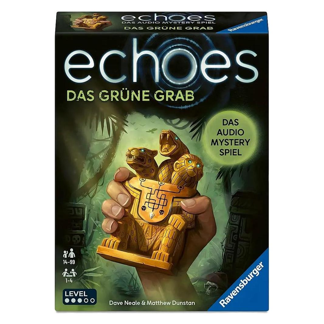 Ravensburger echoes Das Grüne Grab - Hörspiel trifft Gesellschaftsspiel ab 14 Jahren (Deutsch, 1 - 4 Spieler) (25195)