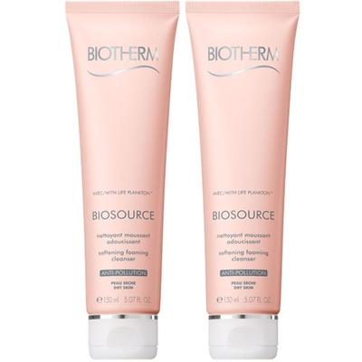 Biotherm Biosource Reinigungsschaum trockene Haut 2x 2x150 ml Schaum