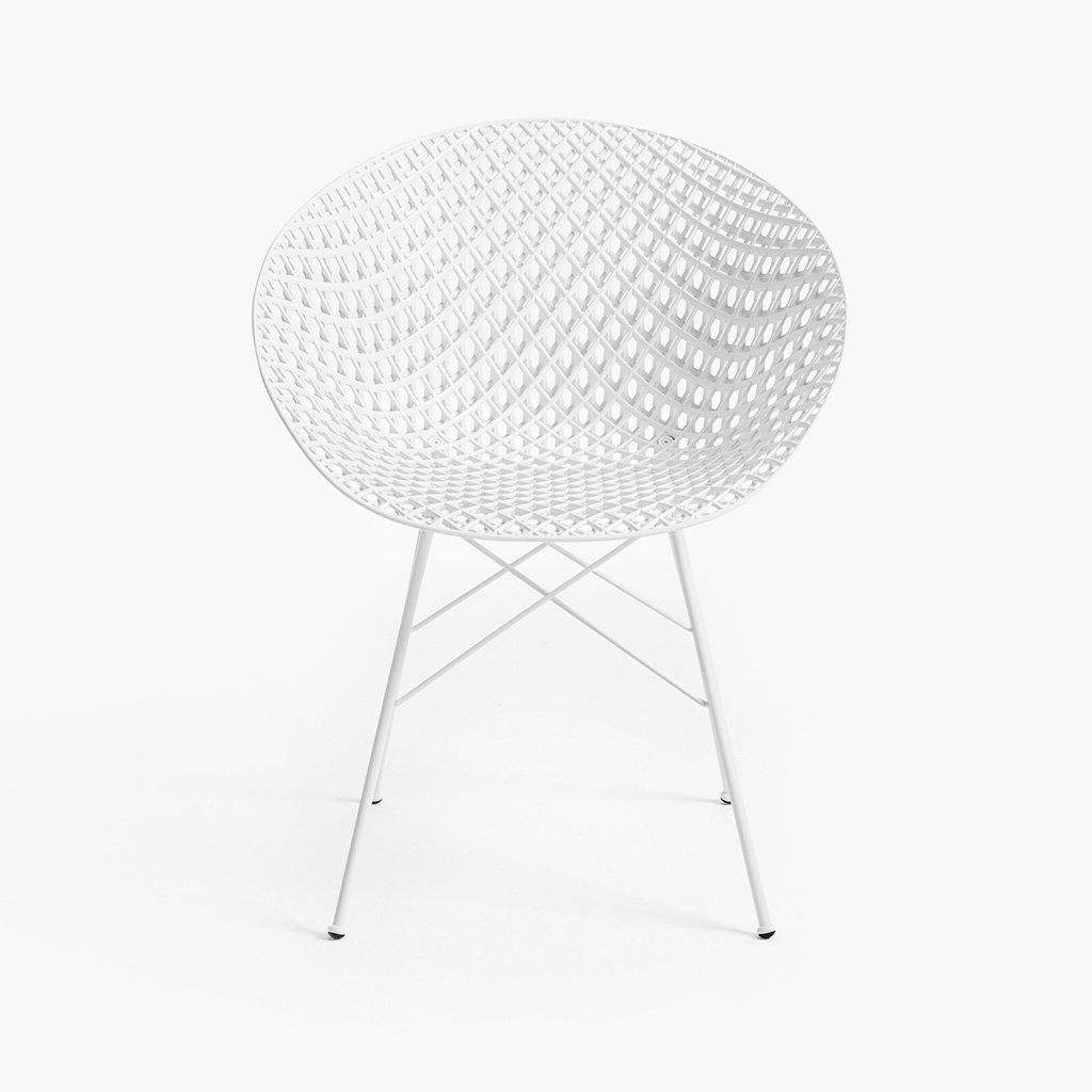 Kartell Smatrik Stuhl (weiß, weiß) weiß | weiß 0583403