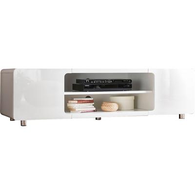 Lowboard SALESFEVER "Flexibler Raumteiler", weiß, B:160cm H:45cm T:58cm, MDF, Sideboards, Lowboard, Flexibel platzierbar für individuelles Wohnambiente