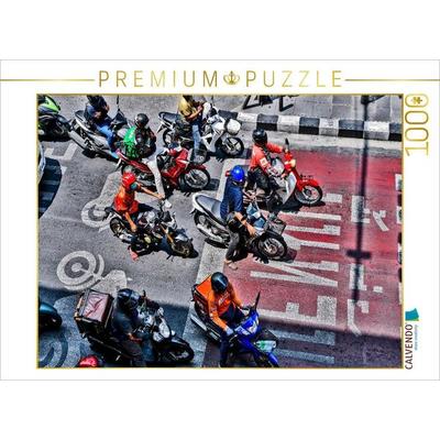CALVENDO Puzzle Bangkok erwacht | 1000 Teile Lege-Größe 64x48cm Foto-Puzzle für glückliche Stunden