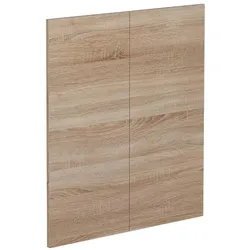 Vicco, Regal, Küchenfront R-Line, Sonoma, 59.2 x 71.3 cm Möbelfront für den Unterschrank