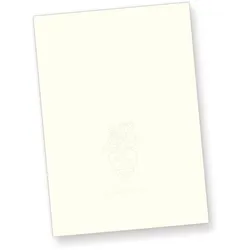 TATMOTIVE 250 Blatt Gohrsmühle Briefpapier mit Wasserzeichen edel hochwertig, DIN A4, 90 g/qm, naturweiß