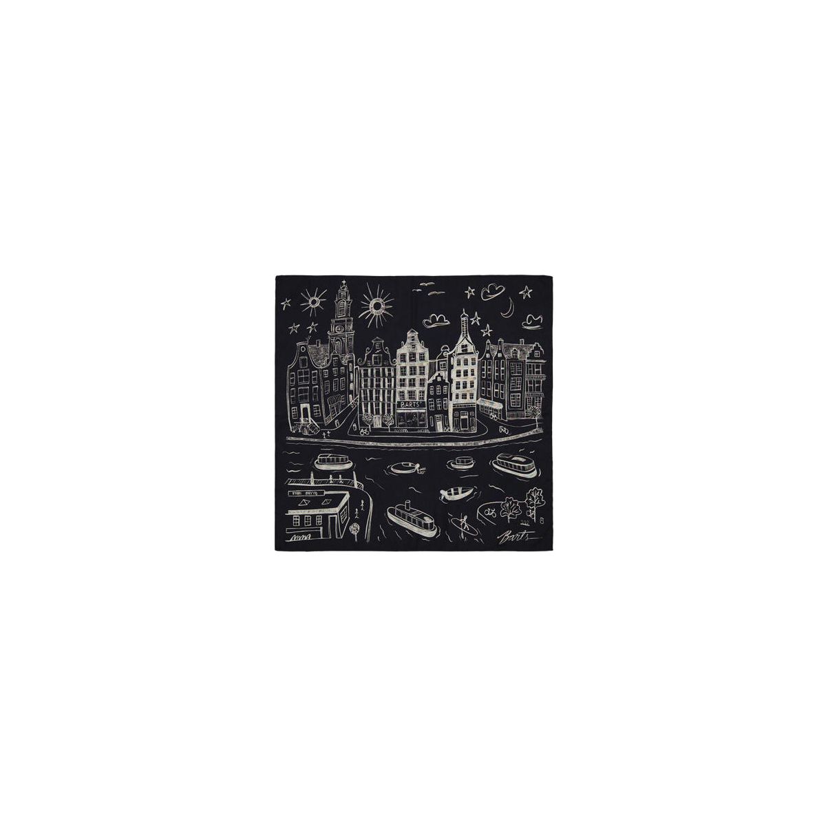 Barts Rigga Scarf black (01) 6917001
