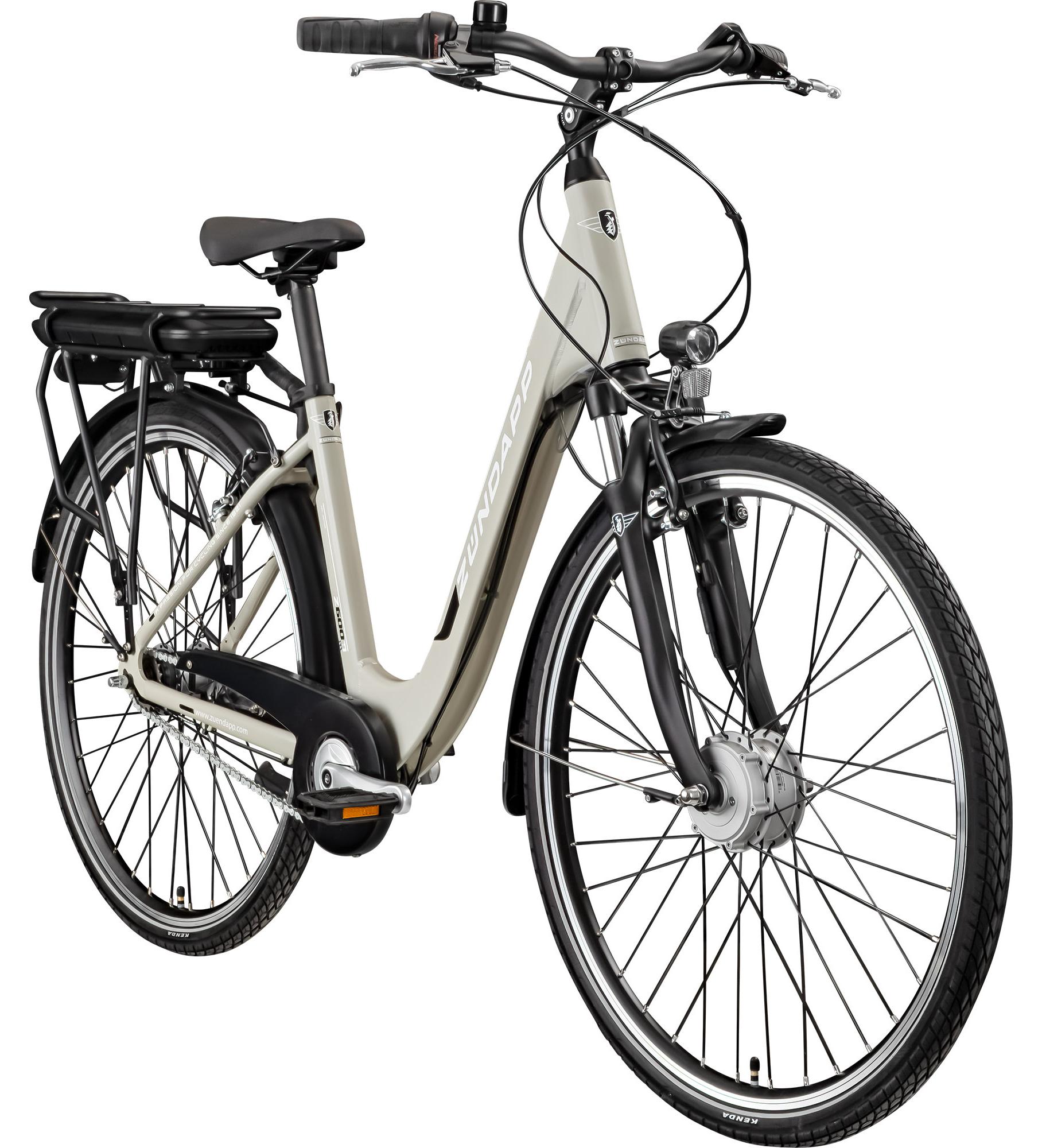 Zündapp Z600 City E Bike Damen 28 Zoll kieselgrau