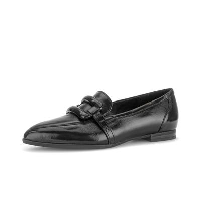 Slipper GABOR "Slipper", Damen, Gr. 40,5, schwarz, Schuhe Slipper