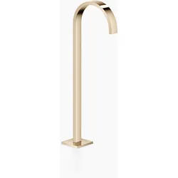 Dornbracht MEM Wannenauslauf ohne Umstellung für freistehende Montage, Ausladung 280mm, 13672780-47, Farbe: Champagne