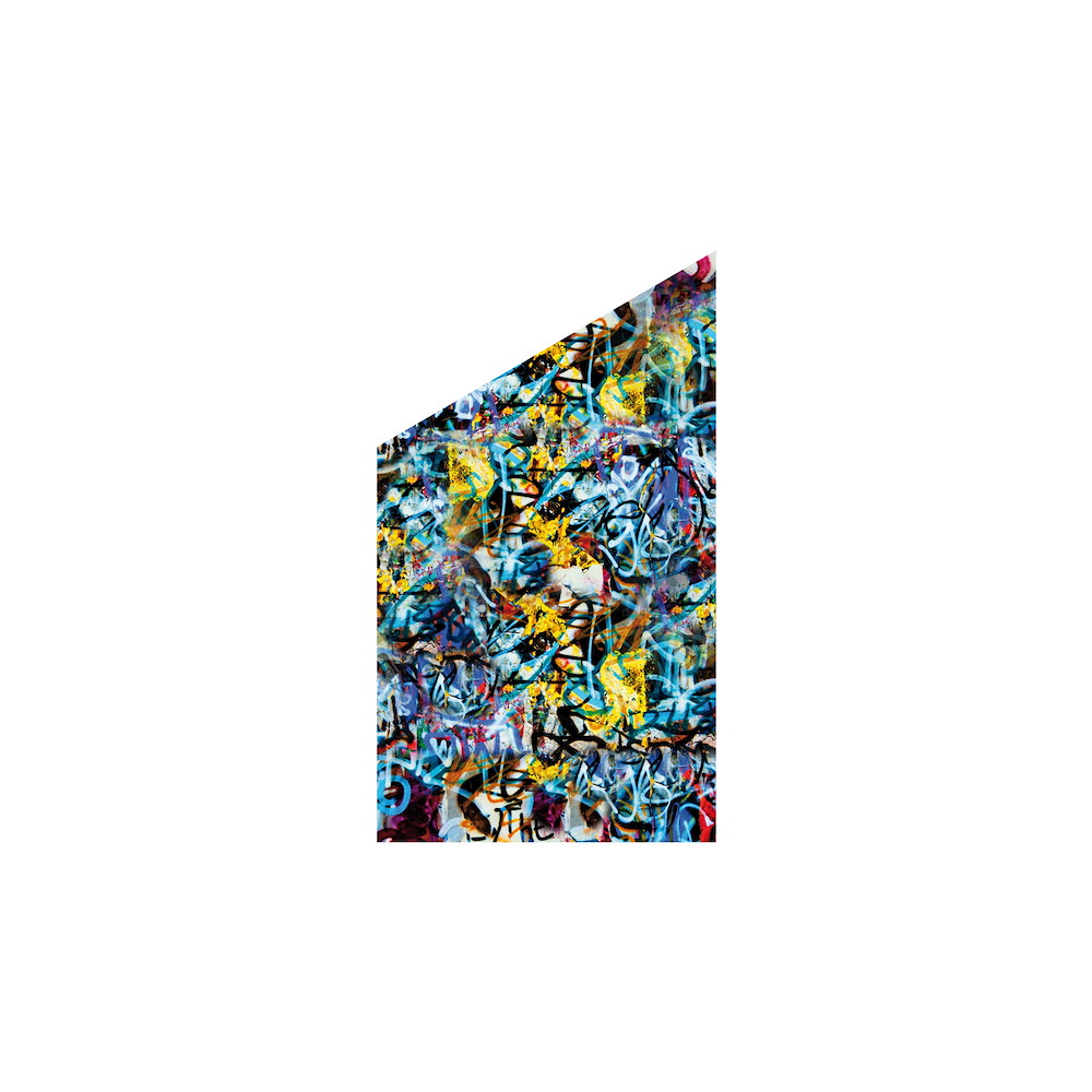 TETZNERJENT VETRO Glasscheibe GRAFFITI B 1030 xH 1200/1800 mm Ecke LI 16971353