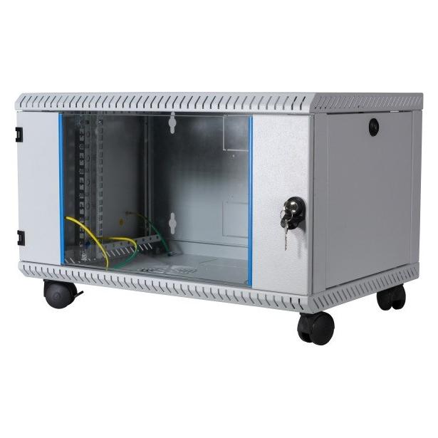 EFB Elektronik 691706VGR.50 Rack 6U Wandmontiertes Regal Grau (6 HE, 19 Zoll Rack) (691706VGR.50)