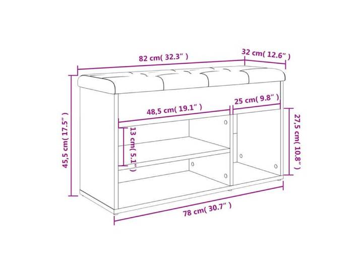 Remise 2026®BANC couloir Blanc - Banc à chaussures - Coffre à chaussures - blanc - 82x32x45 5cm - Bois d'ingénierie 182 6535052