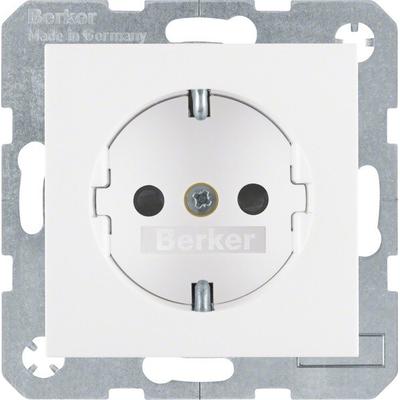 Berker SCHUKO-Steckdose pws/gl 47238989