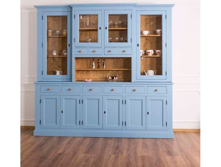 Großer Landhaus Buffetschrank blau