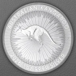 Silbermünze 1oz "Känguru" aktueller Jahrgang 19% (Australien)
