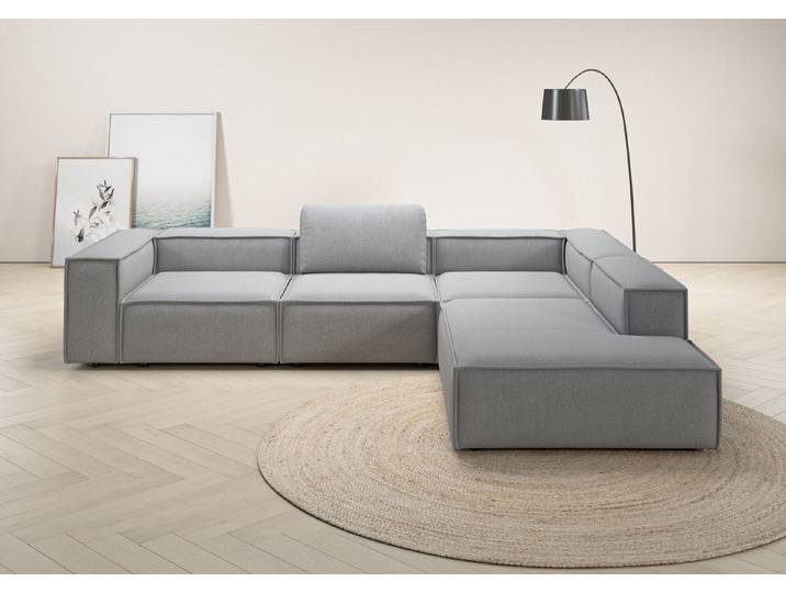 Home affaire Ecksofa Watertown luxuriöses Design & erstklassige Qualität, Japandi Design, Breite 311 cm