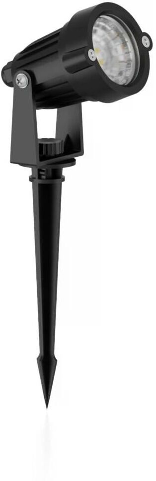 LED Gartenleuchte PHILIPS "Caper Spots", schwarz (weiß, neutral), B:7,4cm H:27cm T:6,1cm, Leuchten, LED Gartenleuchte weiß, neutral H: 27cm