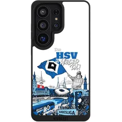 Nivocase Handyhülle für Samsung Galaxy S26 Ultra Hülle NIVOpure Case Schwarz Aufstieg Hamburger SV (Samsung Galaxy S26 Ultra), Smartphone Hülle, Schwarz
