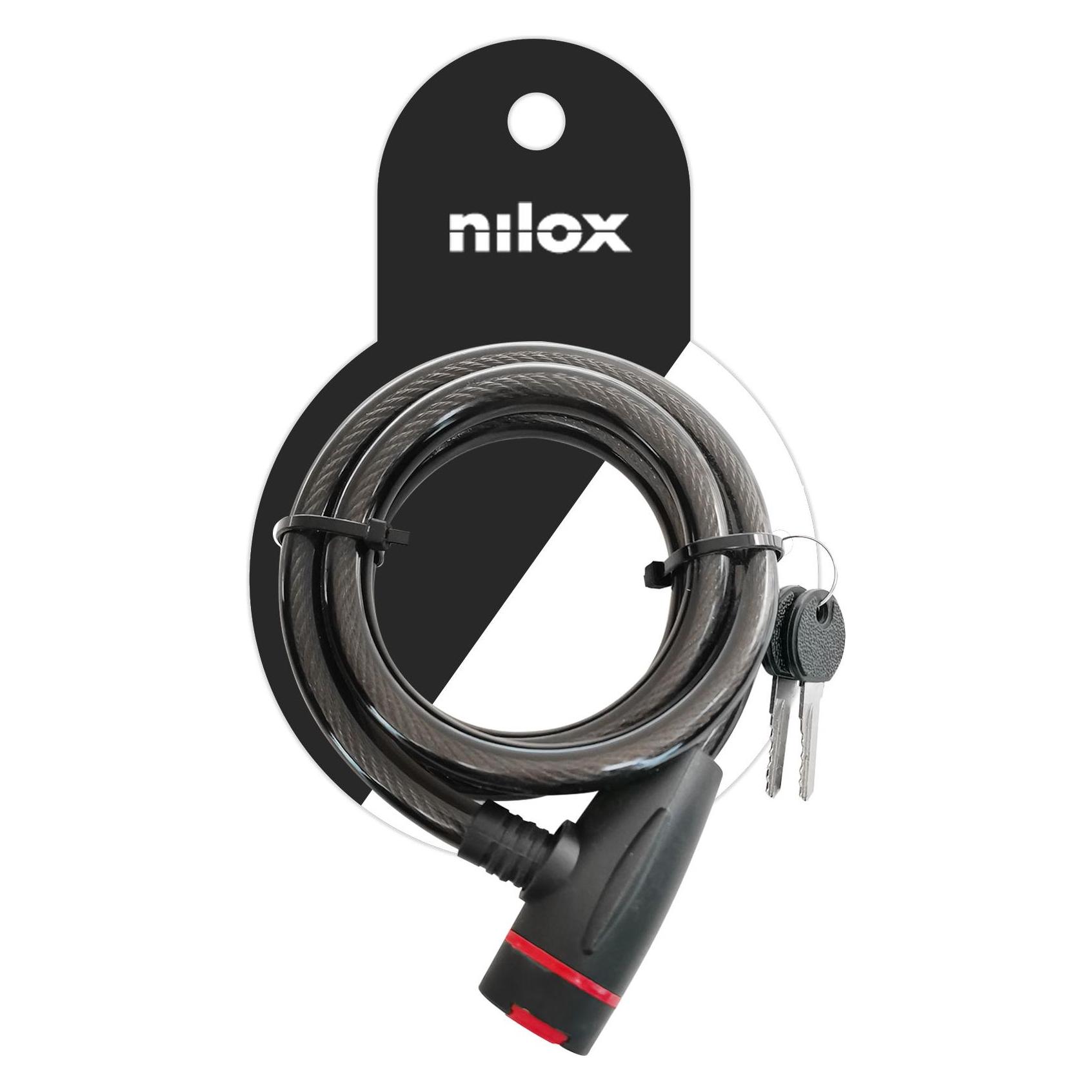 Nilox Stainless steel bike lock (130 cm) (NXPLCABLELOCK)