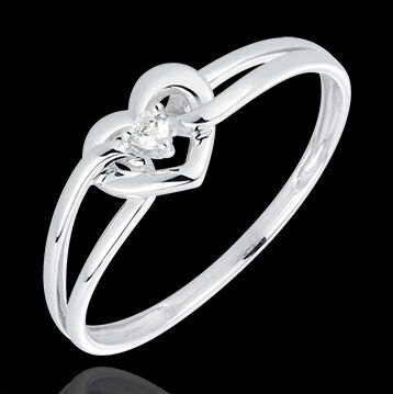 Edenly Ring Meine Liebe - WeiÃŸgold - Diamant