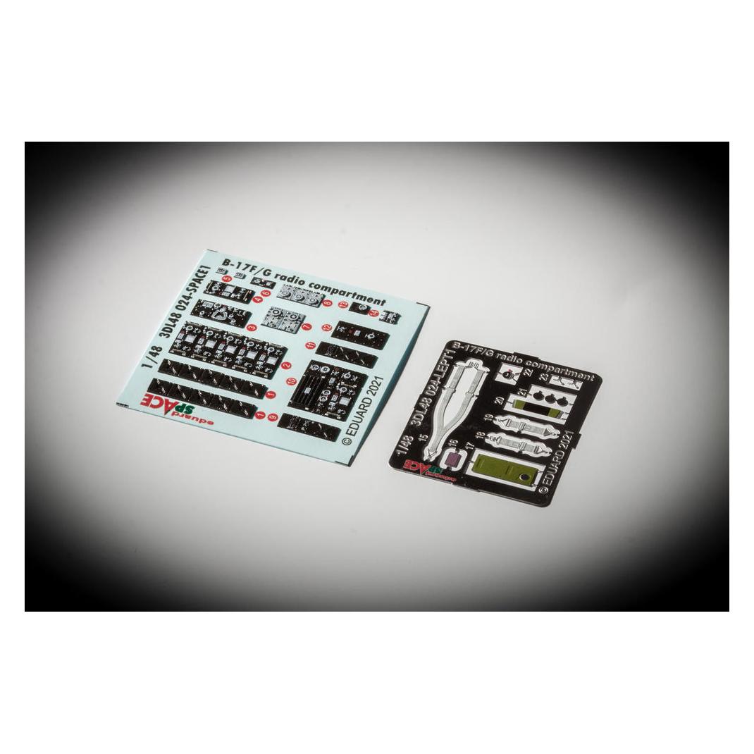 Eduard B-17F/G radio compartment SPACE 1/48 for HKM (3DL48024)