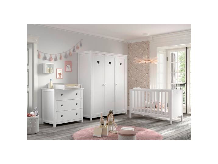 BABYZIMMER Amori Weiß 4-teilig