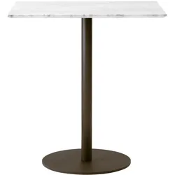 &Tradition In Between SK 16 Cafe Tisch, höhe 73 cm, bronzed / bianco carrara