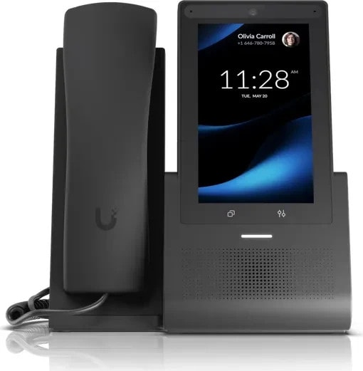 Ubiquiti UniFi Phone G3 Touch Pro PoE 2 x GbE WiFi Bluetooth UniFi Talk UTP-G3-Touch-Pro schwarz