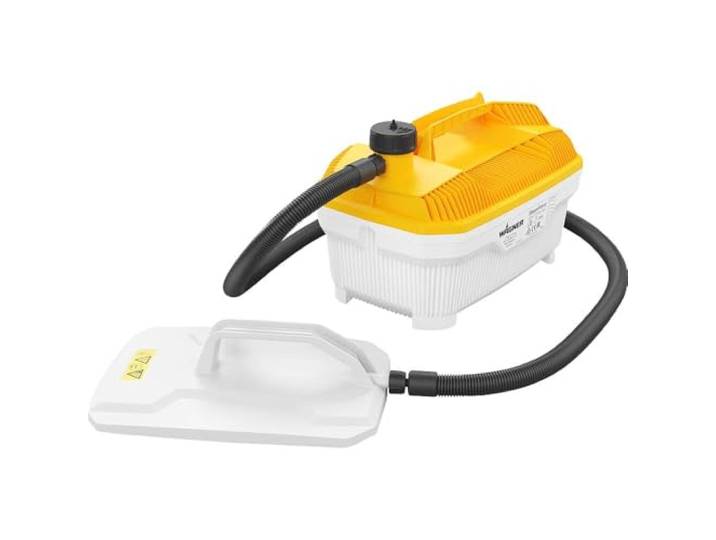 Wagner Dampftapetenablöser SteamForce, Behälter 4 l, Dampfzeit max. 70 min, für Tapeten und Wandbeläge, 3,7 m Schlauch, 2.000 W, 230 V, Gelb/Weiß