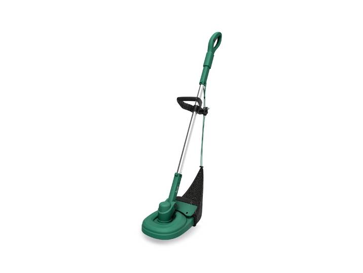 Akku-Rasentrimmer RUWI mit Auffangbehälter 12 V , grün (grün, schwarz, silberfarben), Motorsensen, Akku-Rasentrimmer