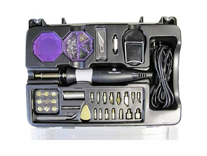 Kit pyrogravure 6-en-1 TOOLCRAFT KK-07025WD-2000