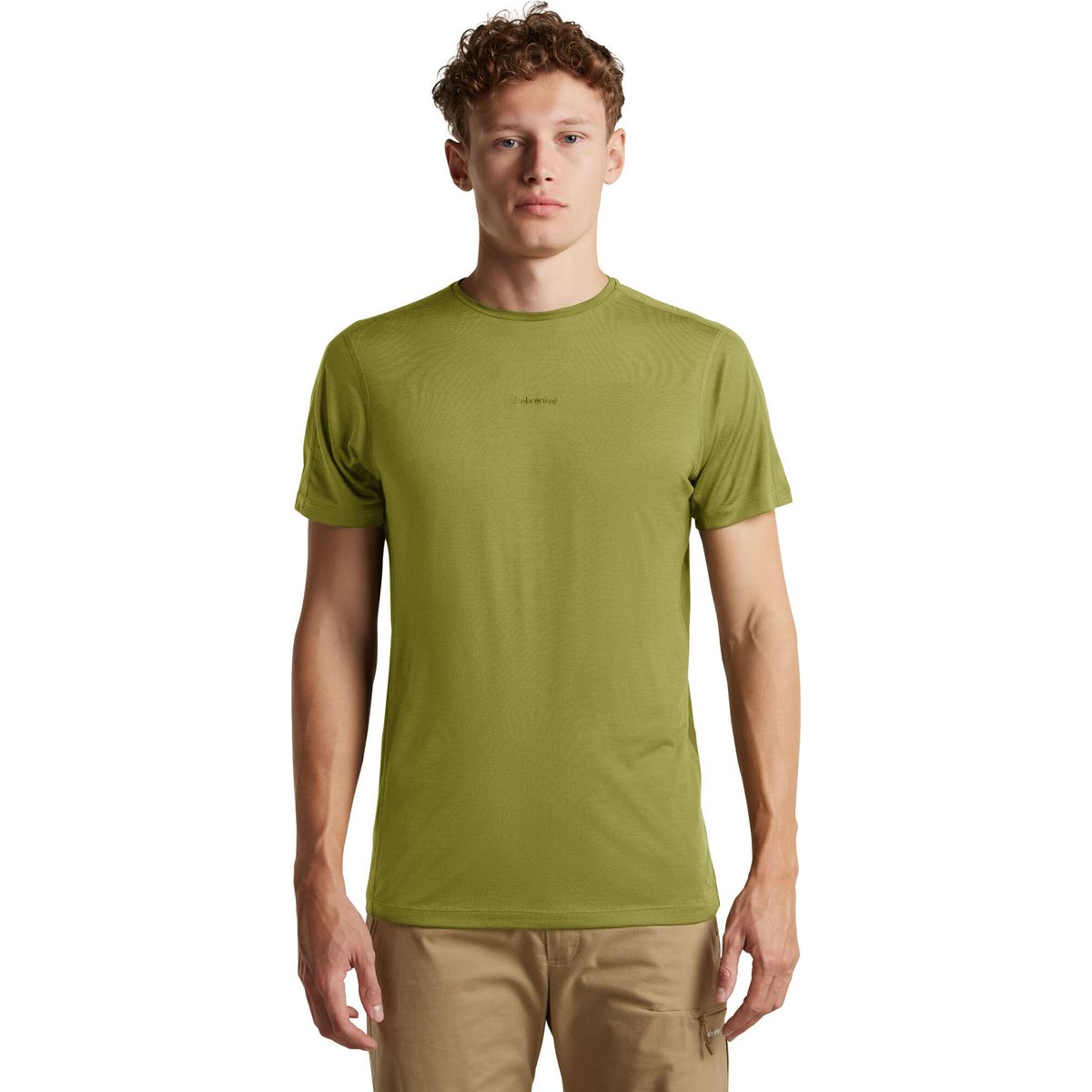 Icebreaker Men Mer 125 CL Sphe Short Sleeve Tee C Block sphagnum/dk loden/cb (IB0NM) M 0A57HYIB0NM-M