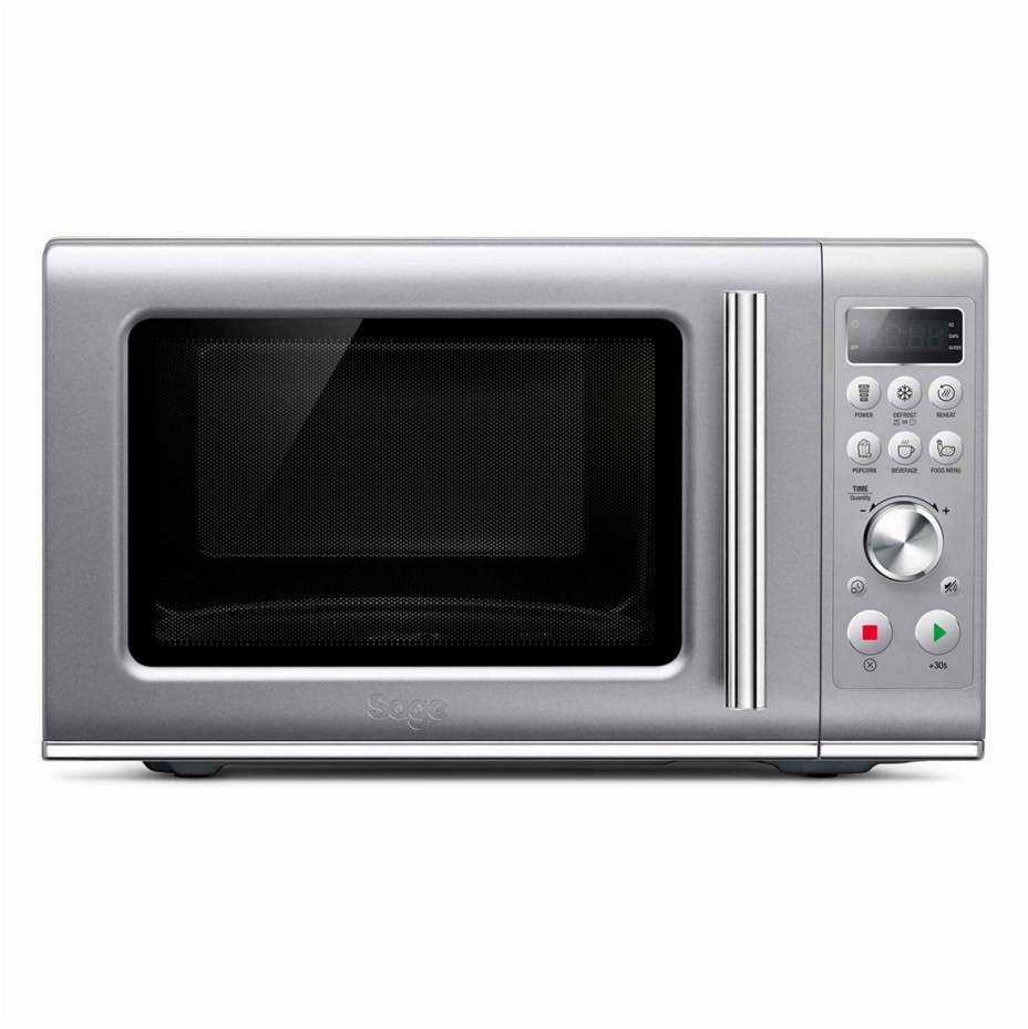 Sage the Compact Wave, Arbeitsplatte, Solo-Mikrowelle, 25 l, 800 W, Eingebautes Display, Tasten, Drehregler