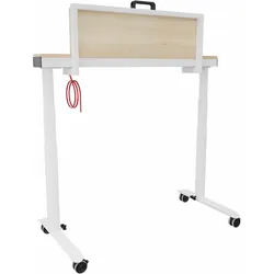 Sedus se:lab Monitor Caddy auf Rollen - Akazie (K69) / Purweiß (158)