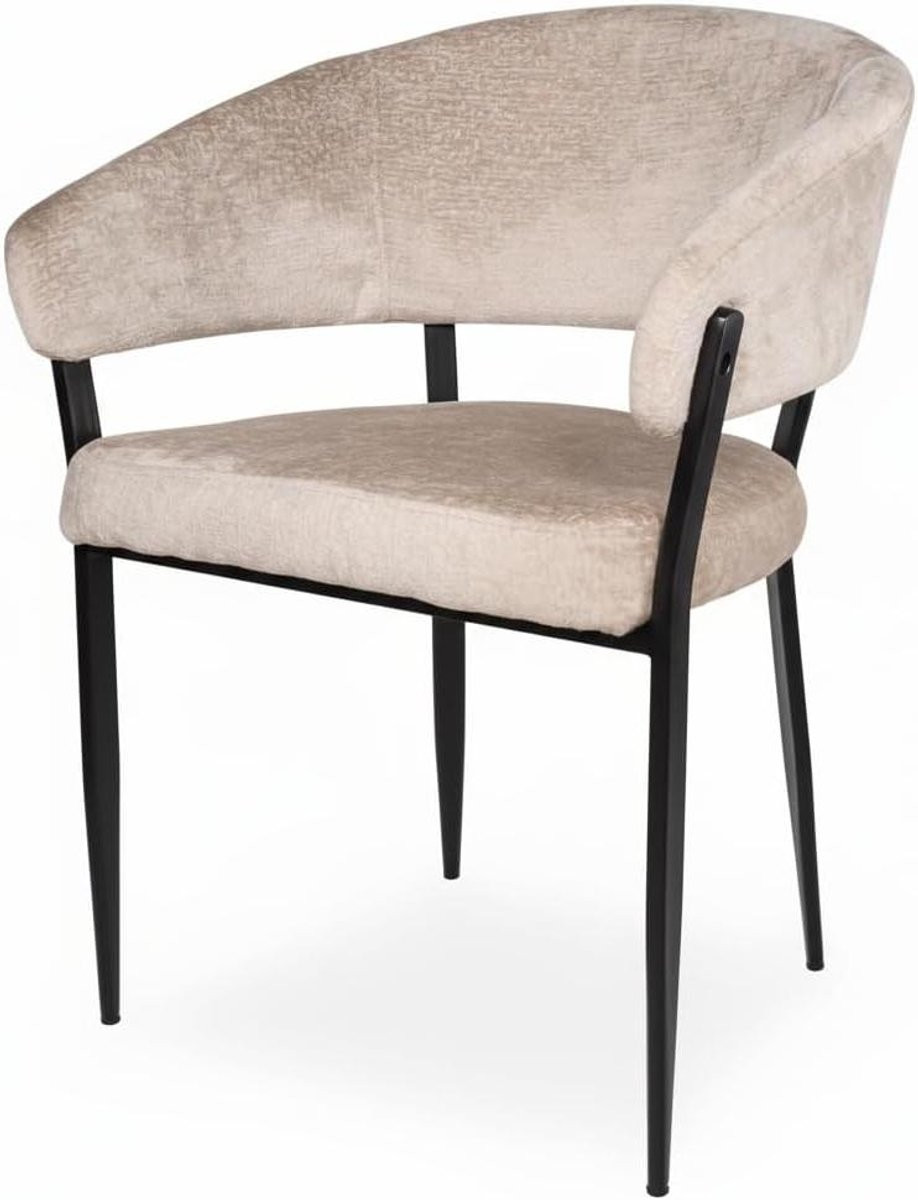 Eetkamerstoel Ziva - Japandi Stijl - Beige
