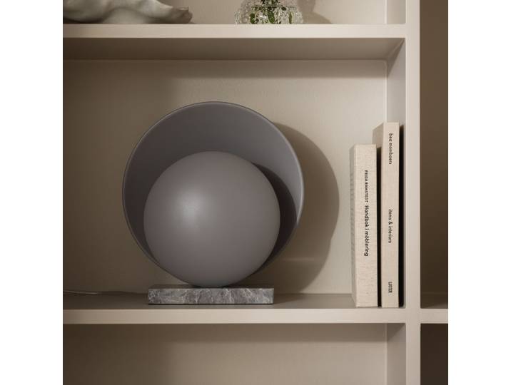 Orbit Tischleuchte grau Marmor Höhe 32 cm - Globen Lighting - Wohnzimmer - Design - Stein - Einflammig
