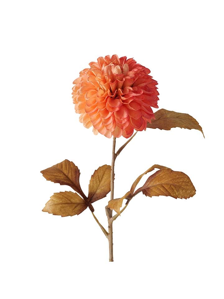 Boltze Kunstblume "Chrysantheme" in Orange - (H)10,4 cm - onesize